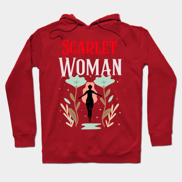 Scarlet Woman Thelema occult Thelema Babalon Crowley Magick Hoodie by Witchy Ways